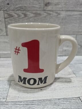 Vtg. #1 Mom Ceramic Coffee Mug